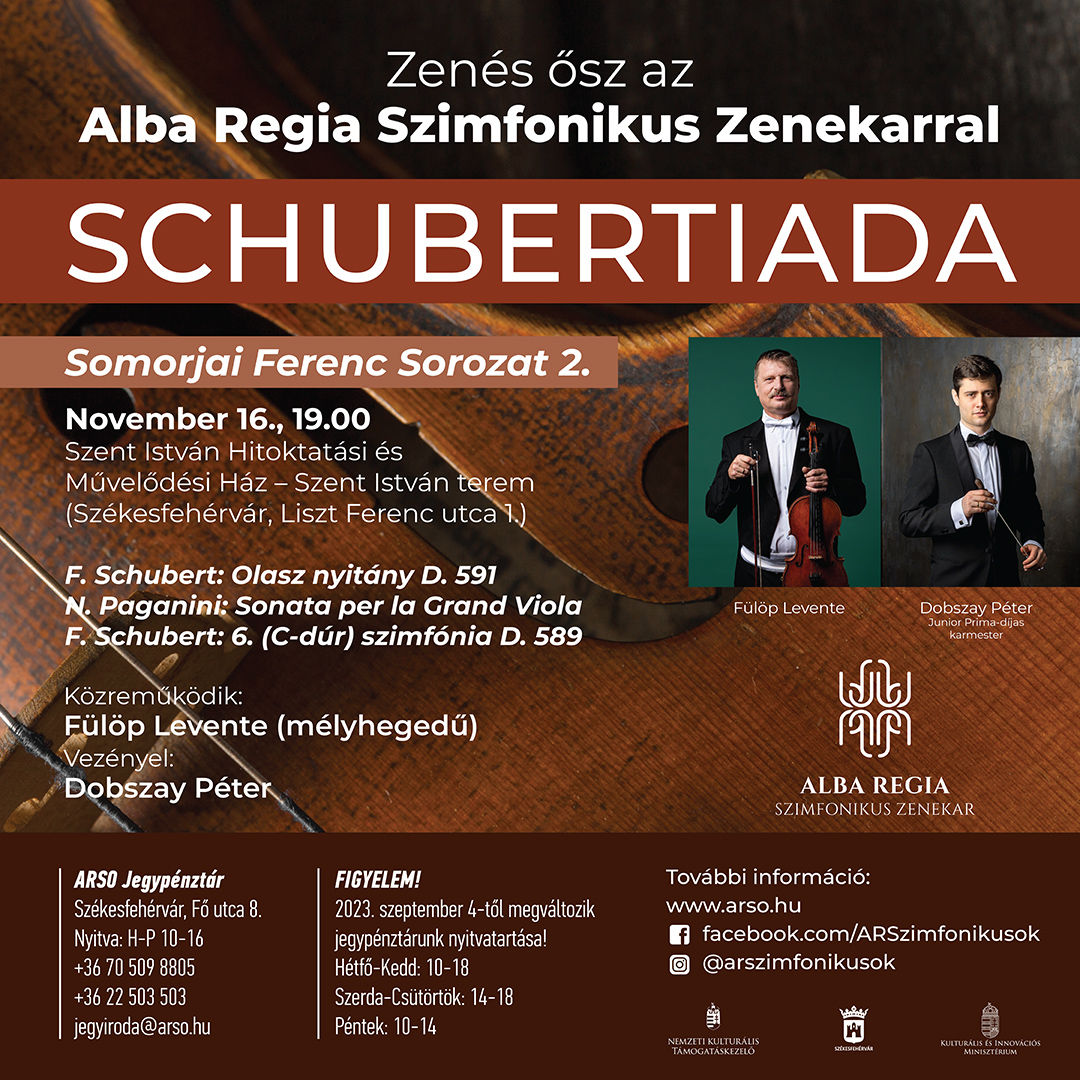 Schubertiada és az ördög hegedűse -időutazás a szimfonikusok következő koncertjén